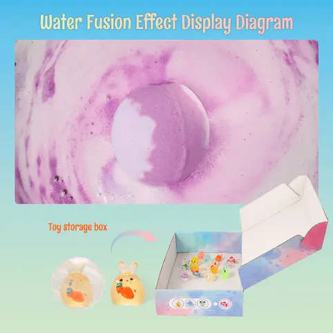Bath Bombs for Kids with Toys Inside (15pcs)