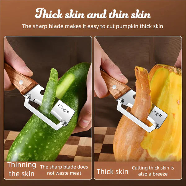 ChefEdge™  Professional Grade Stainless Steel Vegetable Peeler