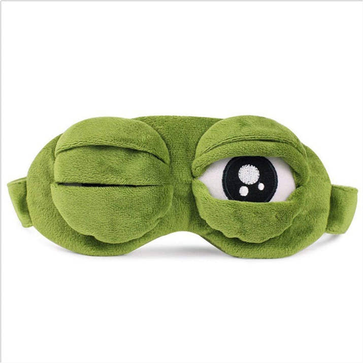 Funny Pepe Frog 3D Eye Mask