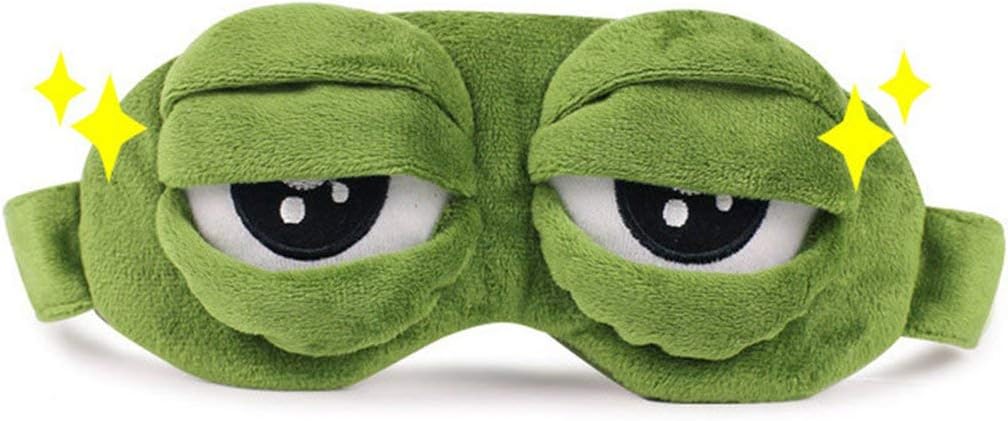 Funny Pepe Frog 3D Eye Mask