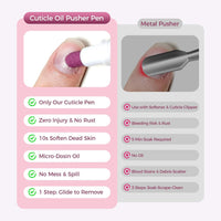 Cuticle Oil Pen and Pusher (2PCS)