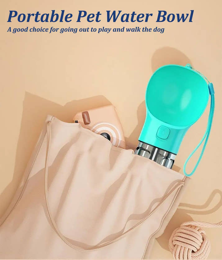 4-in-1 Portable Pet Water & Food Bottle