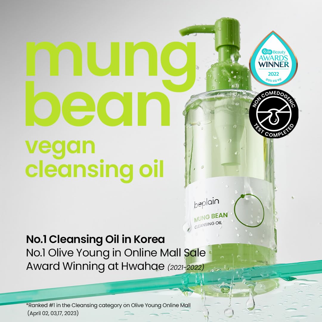 Mung Bean Radiance Cleansing Oil,Foam & Clay Korean Skin Care