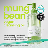 Mung Bean Radiance Cleansing Oil,Foam & Clay Korean Skin Care