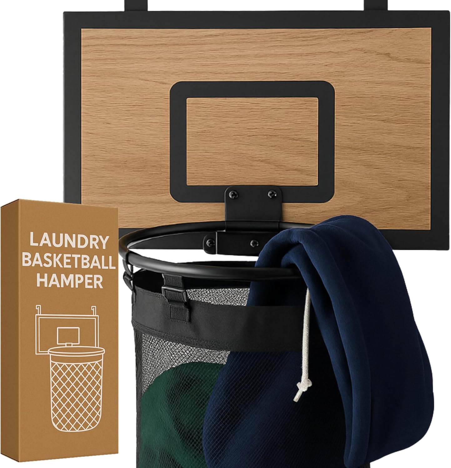 Seven Drops™ Basketball Laundry Hamper