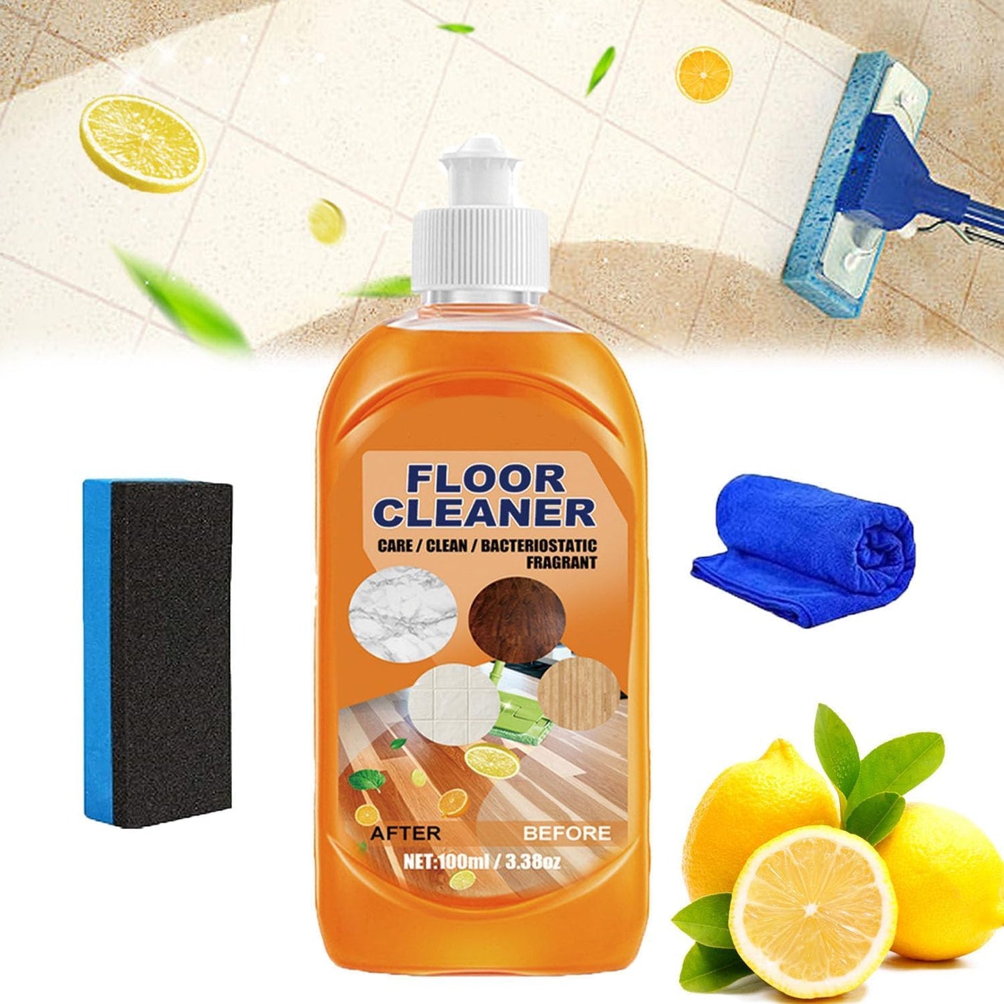 Wood Floor Cleaner Powerful Tile Floor Shine Polish™