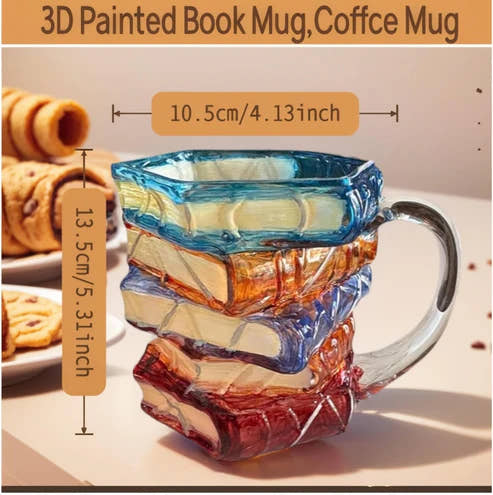 3D Painted BookBound Mug™
