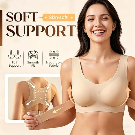 Wireless Cross-Back Push Up Bra™