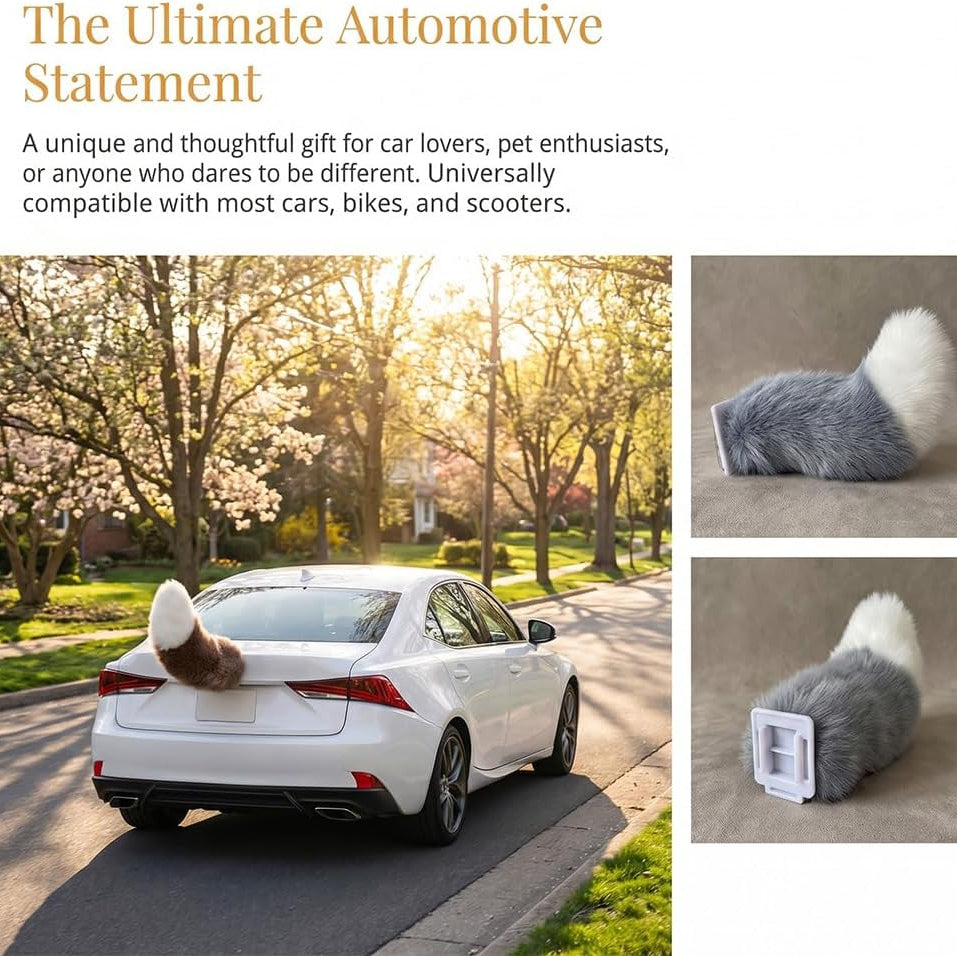 Fluffy Moving Car Tail