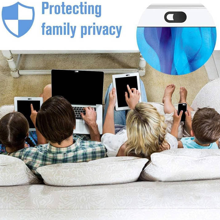 Webcam Cover 3 Pack 0.03 inch,Protect Your Privacy Laptop and phone Camera Cover Slide