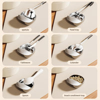 PureBox 2-in-1 Premium Stainless Steel Spoon Rest & Utensil Holder™