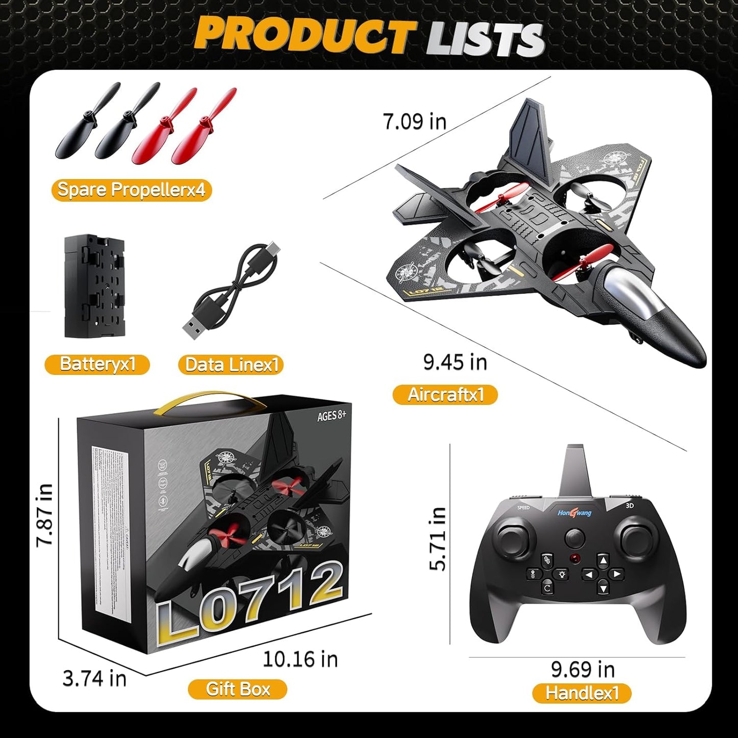 Remote Control Fighter Jet 4DRC V32