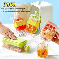 Ice Cube Tray Bottle 2-in-1