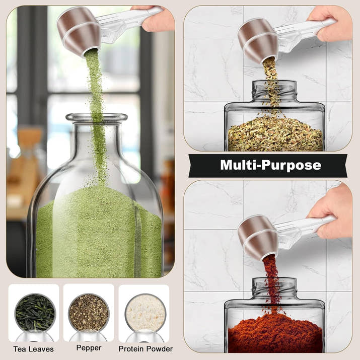 Multi-Purpose Measuring Spoon with Funnel