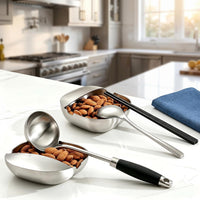 PureBox 2-in-1 Premium Stainless Steel Spoon Rest & Utensil Holder™