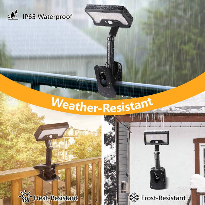 Clip On Solar Lamp 360°Rotatable™