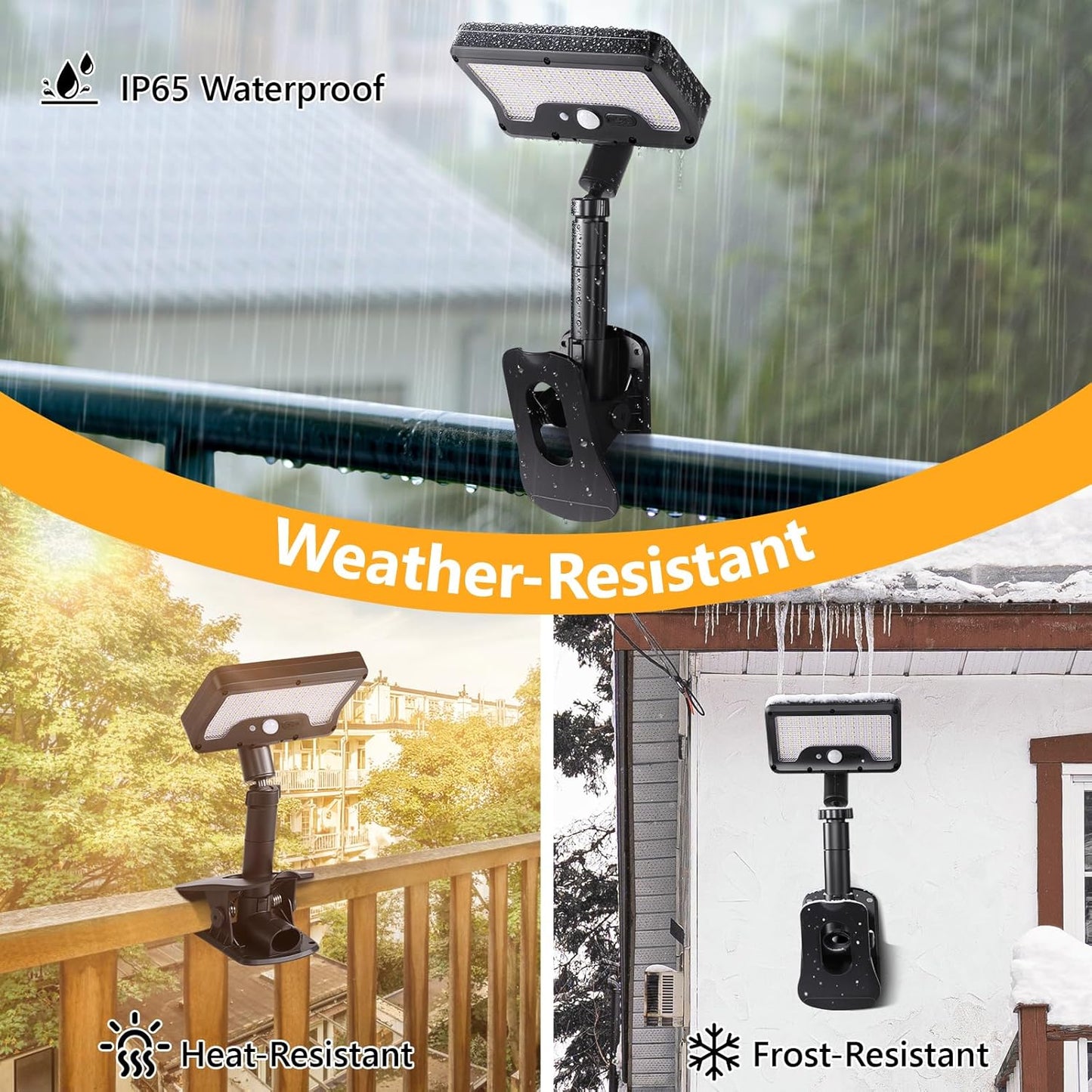 Clip On Solar Lamp 360°Rotatable™