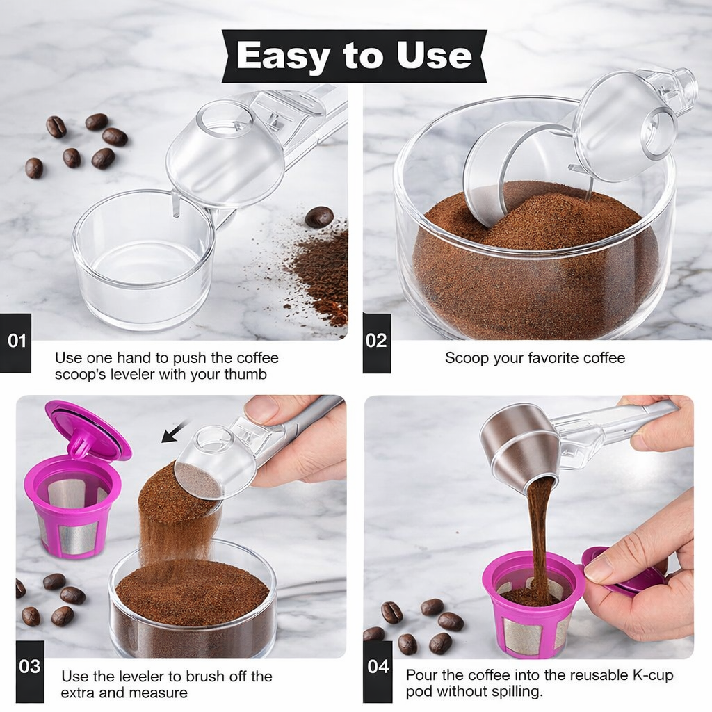 Multi-Purpose Measuring Spoon with Funnel