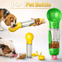 4-in-1 Portable Pet Water & Food Bottle