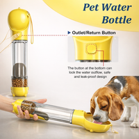 4-in-1 Portable Pet Water & Food Bottle