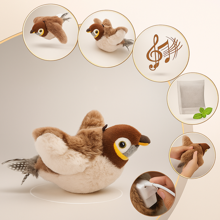 Flapping Wings Sparrow Toy™