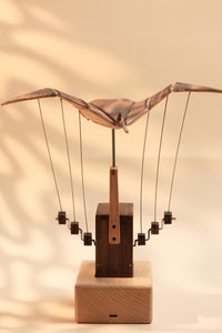 Hand-Carved Kinetic Manta Ray Sculpture™ (Only 10 pieces Crafted)