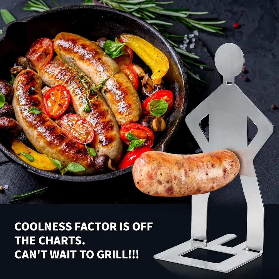 Funny BBQ Man Hot Dog Holders (2PCS)