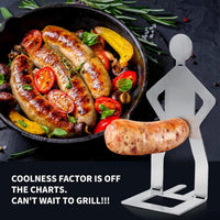 Funny BBQ Man Hot Dog Holders (2PCS)