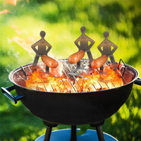 Funny BBQ Man Hot Dog Holders (2PCS)